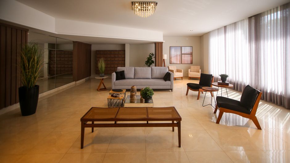 A premium living space represents the high-end home demand RH is targeting.