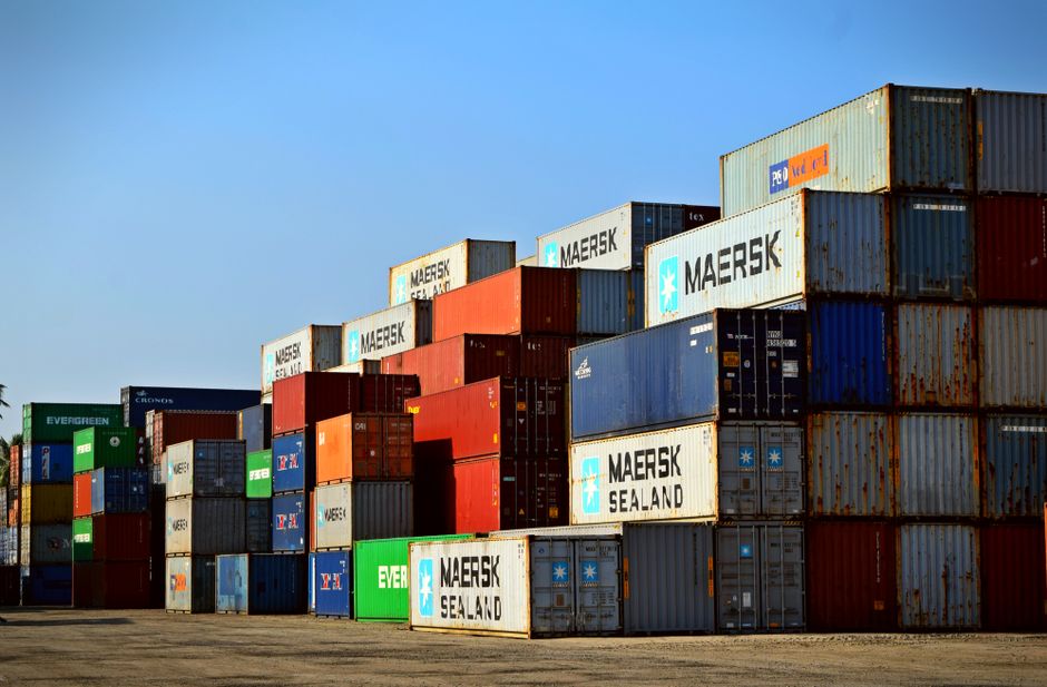Shipping containers represent the freight and inventory costs that can reach home-furnishings margins.