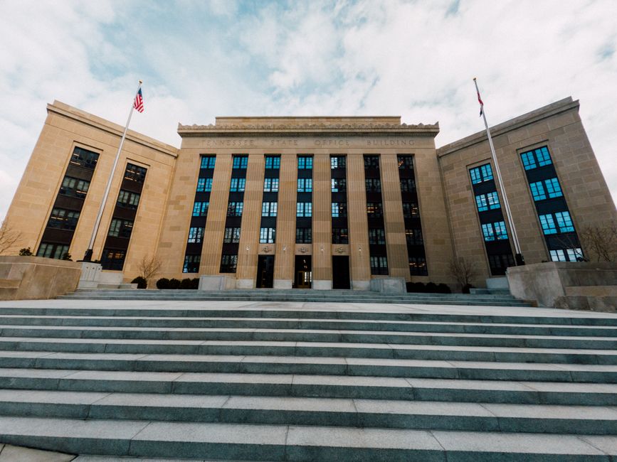 Federal building facade