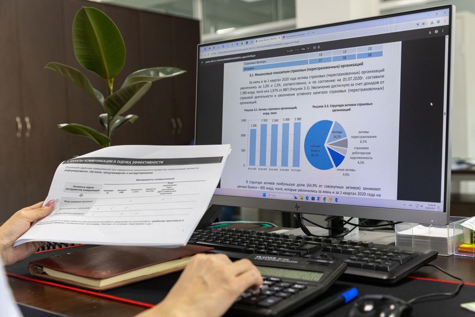 Financial data being analyzed for equity-market decisions