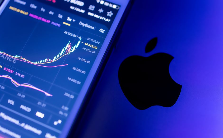 Electronic market data screens showing market movements as new equity supply reaches investors