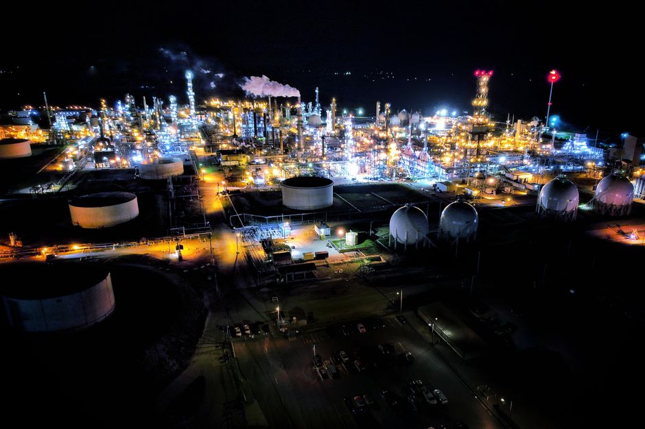Industrial energy infrastructure supporting alternative export routes