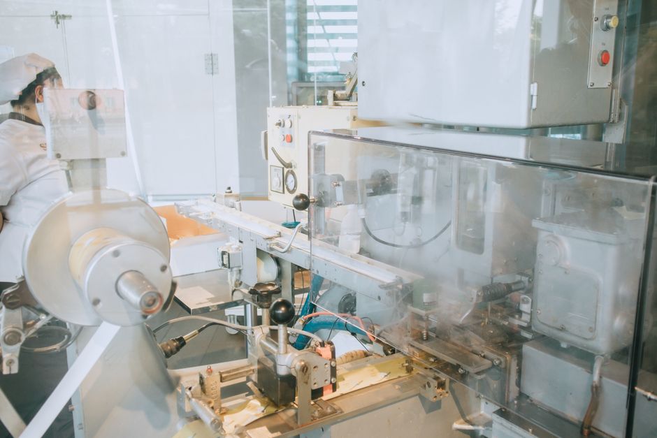 Advanced machinery in a modern industrial laboratory, highlighting precision manufacturing technology