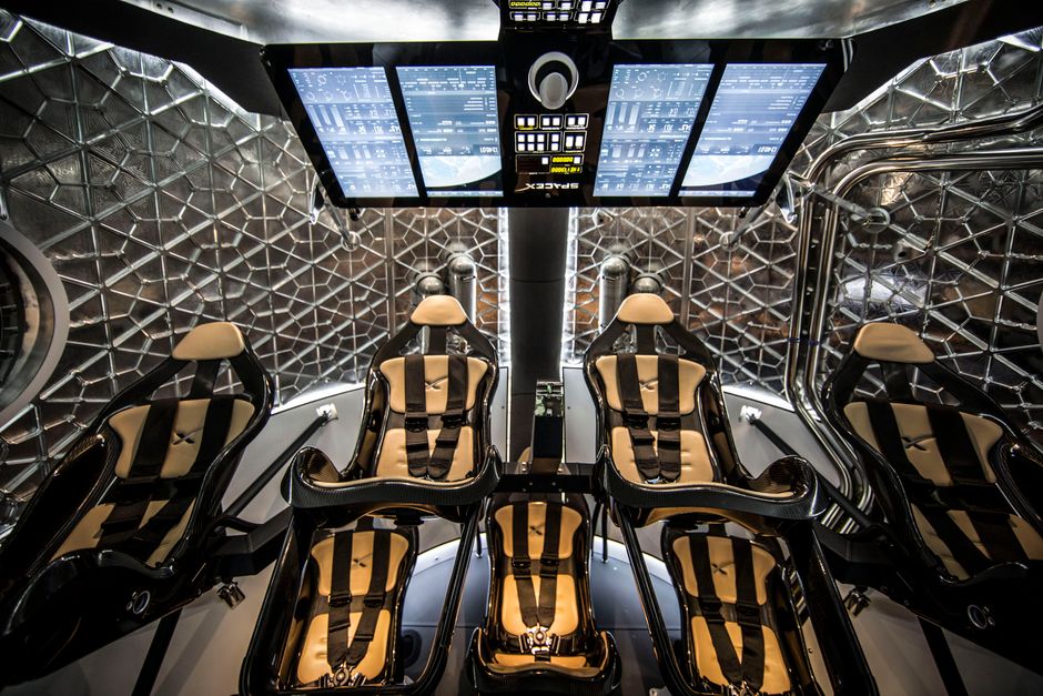 Spacecraft capsule interior