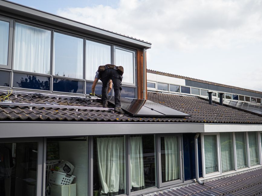 Solar panel installation