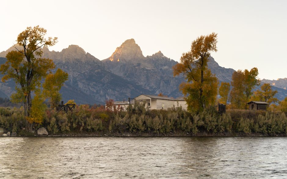 Mountain landscape near Jackson Hole, Wyoming, during the Federal Reserve’s annual policy gathering