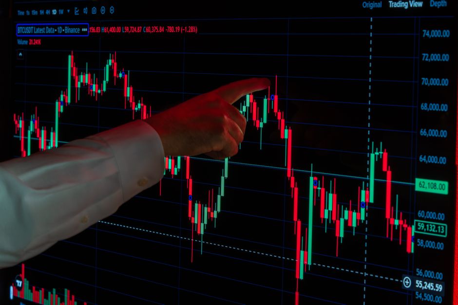 Financial charts being reviewed as IPO supply and market liquidity are assessed.