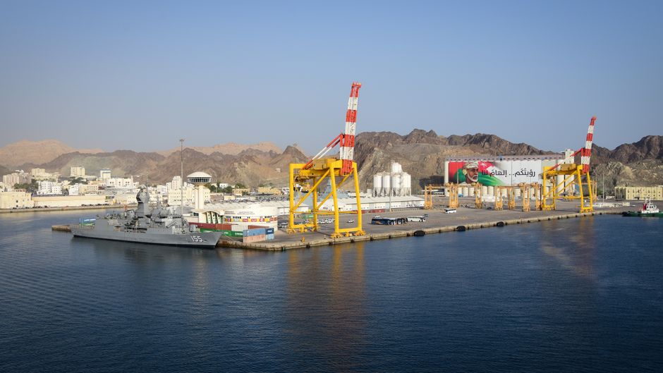 Ships and port infrastructure in Oman sit near a high-risk energy corridor.
