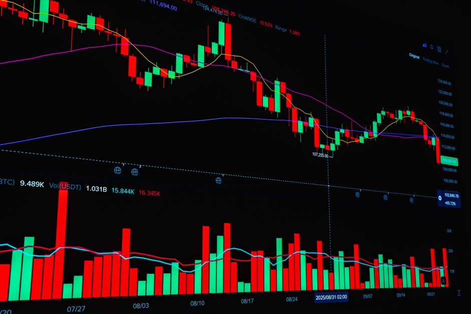 A digital financial chart tracks changing prices as new equity supply meets investor demand.
