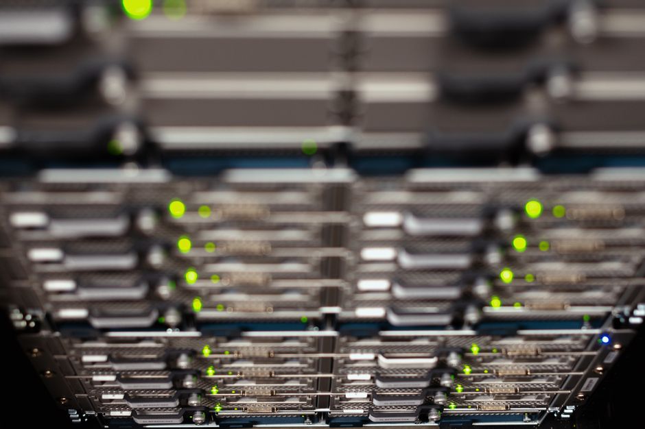 Server cable trays in a modern data center represent the enterprise software investment cycle being tested by higher rates.